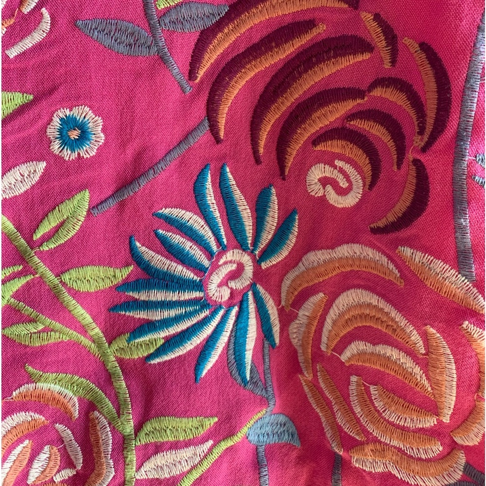 Umgee embroidered dress in pink size medium